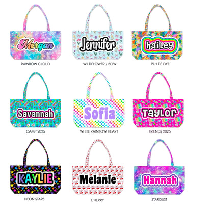 Plush Zipper Tote Bag - 24" x 13"