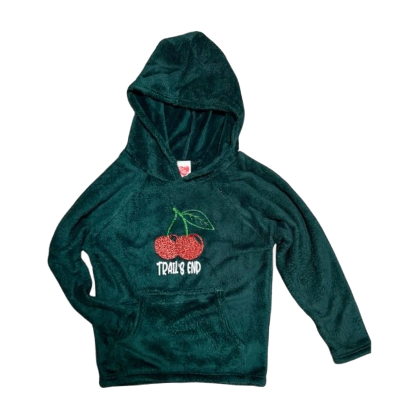 Sweatshirt with Camp Name and Cherries - Made Love &amp; Kisses