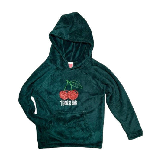 Sweatshirt with Camp Name and Cherries - Made Love &amp; Kisses