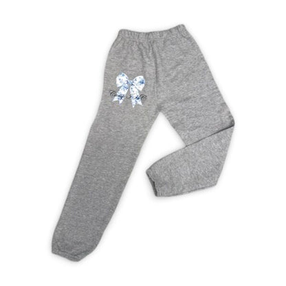 IHC Toile Bow Gray Sweatpants – Youth Small