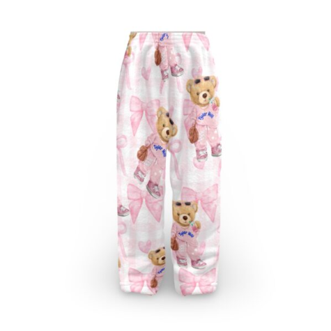 Fuzzy Bears & Bows Camp Pajama Pants