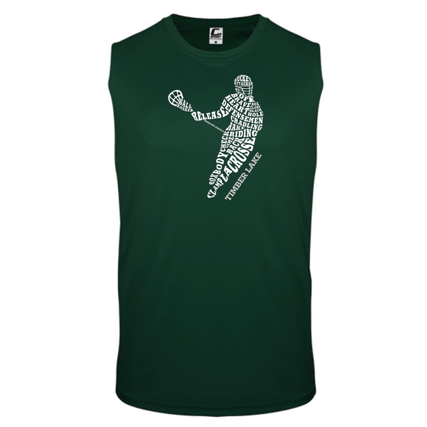 Sports Typography Shirt - Lacrosse - LAX - Custom Press