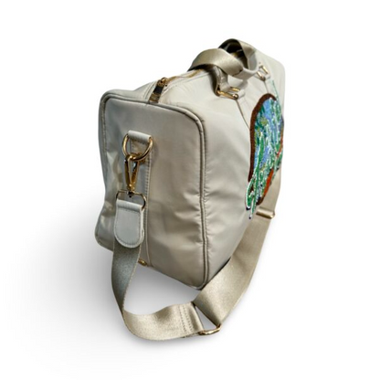 Beaded Camp Duffel Bag