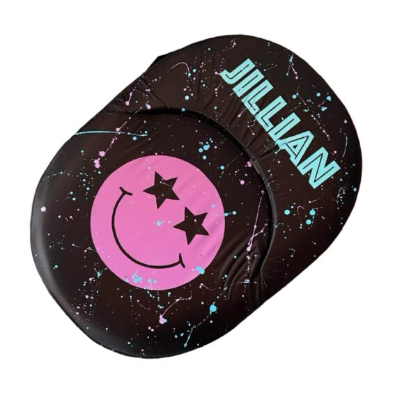 Painted Smiley Face Camp Chair