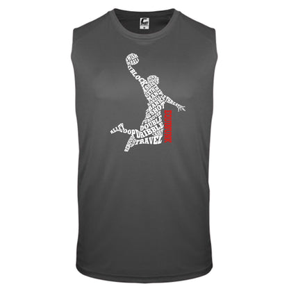 Sports Typography Shirt - Basketball - Custom Press
