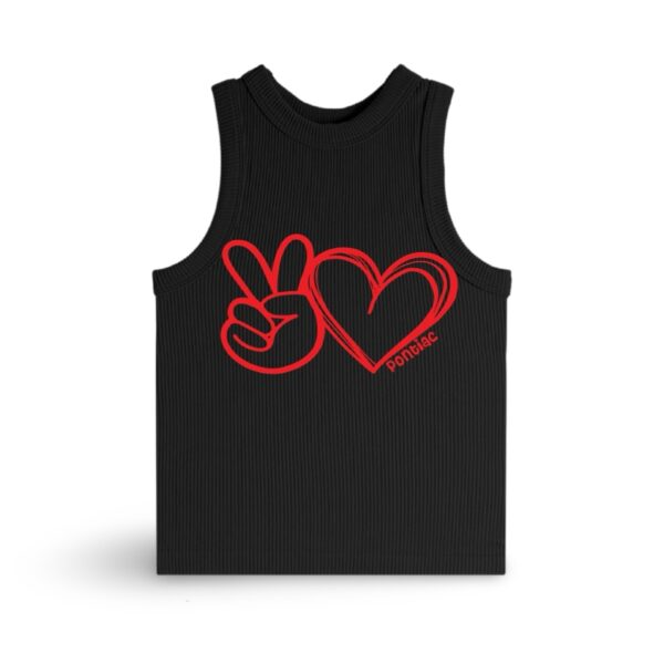 Peace Hand & Heart Suzette Tank Top (Youth)