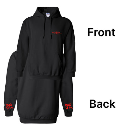 Ribbon Hoodie -Front &amp; Back - Custom Press