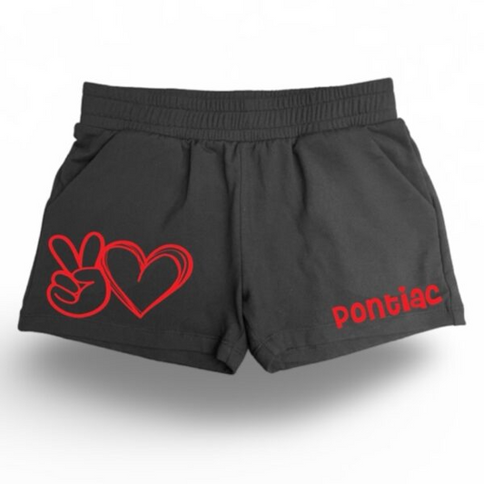 Peace Hand & Heart Suzette Shorts (Youth)