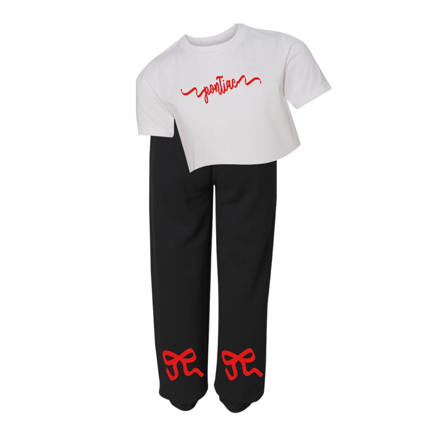 Ribbon Shirt - Sweatpants - Custom Press