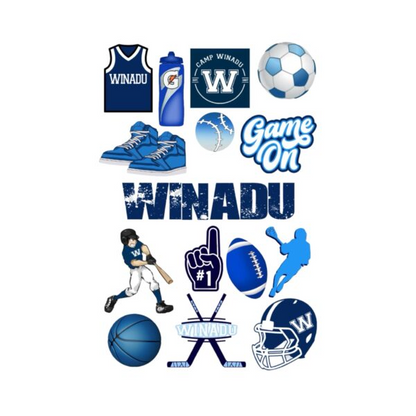 Sports – Camp Sticker Sheet (2025)