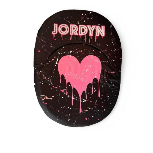 Painted Heart Camp Chair