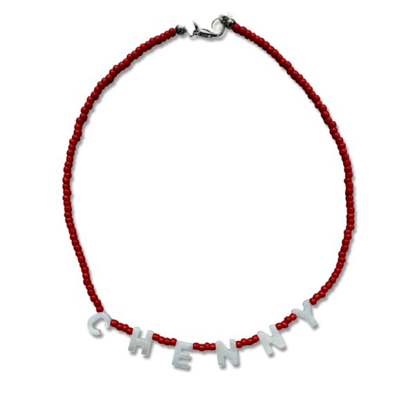 Pearl Letter – Camp Color Necklace