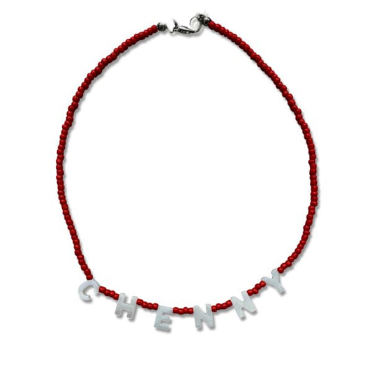 Pearl Letter – Camp Color Necklace