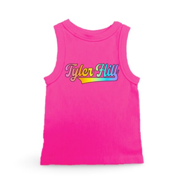 Pastel Rainbow Camp Suzette Tank Top (Youth)