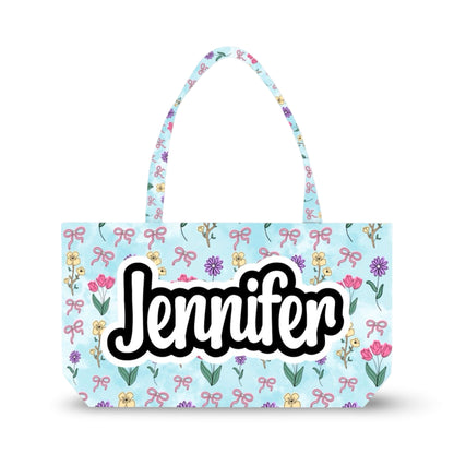 Plush Zipper Tote Bag - 24" x 13"