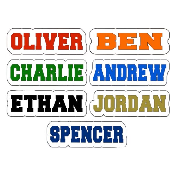 Name Pillow Personalized 12″ x 18″ Varsity Font Name Pillow