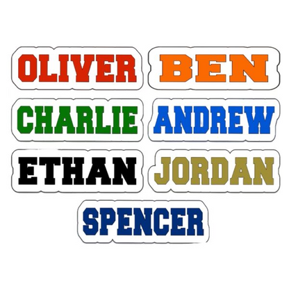 Name Pillow Personalized 12″ x 18″ Varsity Font Name Pillow