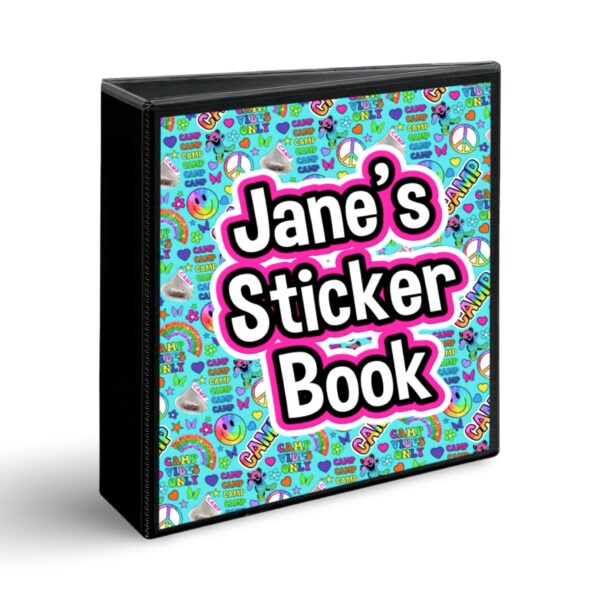 Personalized Sticker Book