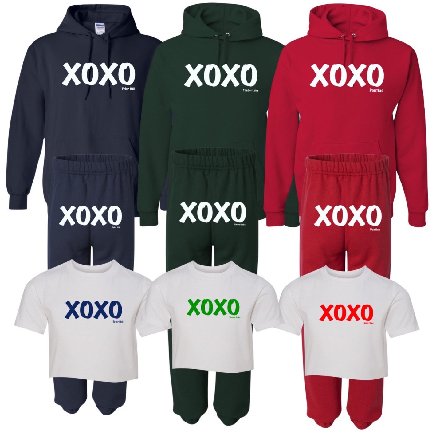 XOXO, Camp - Shirt - Hoodie -Sweatpants -Custom Press