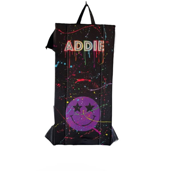 Painted Smiley Face Camp Chair