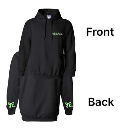 Ribbon Hoodie -Front &amp; Back - Custom Press