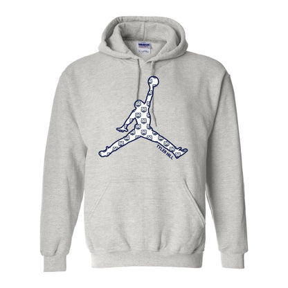 Logo Jump Man Hoodie - Custom Press