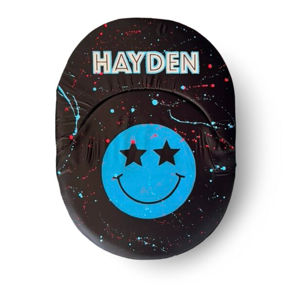 Painted Smiley Face Camp Chair