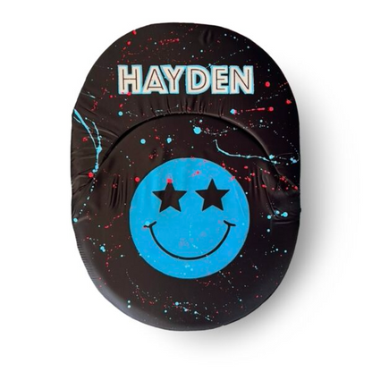 Painted Smiley Face Camp Chair