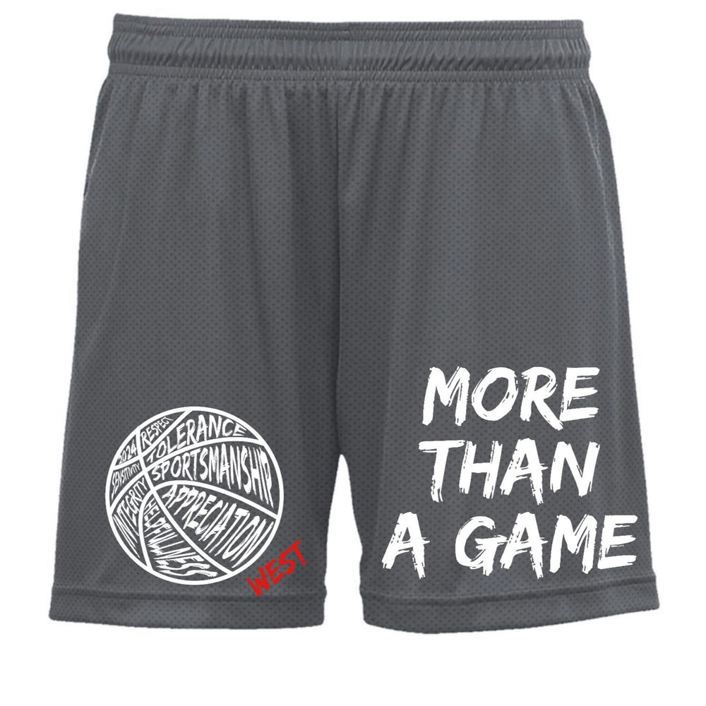 More Than a Game Mesh Shorts - Custom Press
