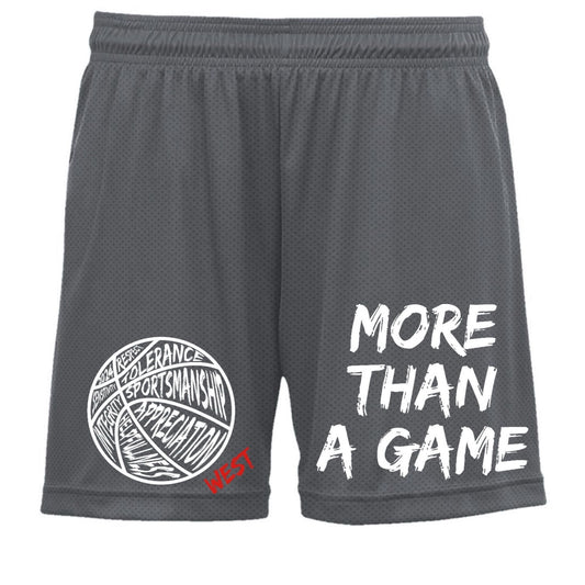 More Than a Game Mesh Shorts - Custom Press