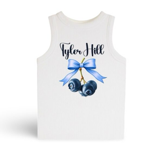 Fruit & Bows Camp Suzette Tank Top (Youth)