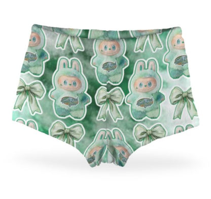 Spirit Labubu Fuzzy Pajama Shorts