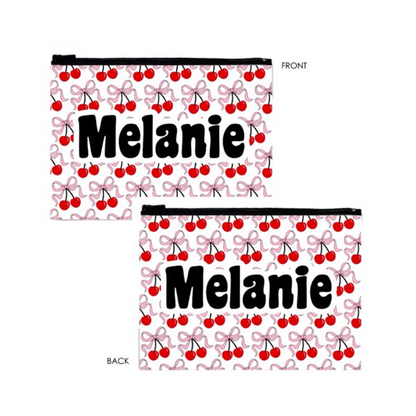 Plush Zipper Pouch (9″ x 12″)