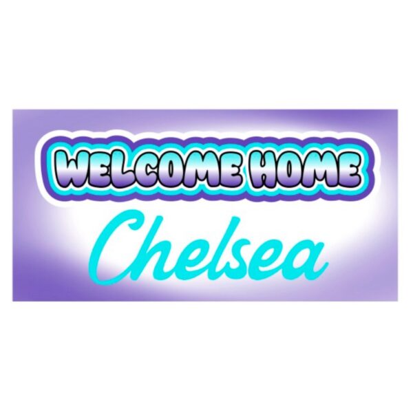 Welcome Home Spray Banner (55″ x 30″)