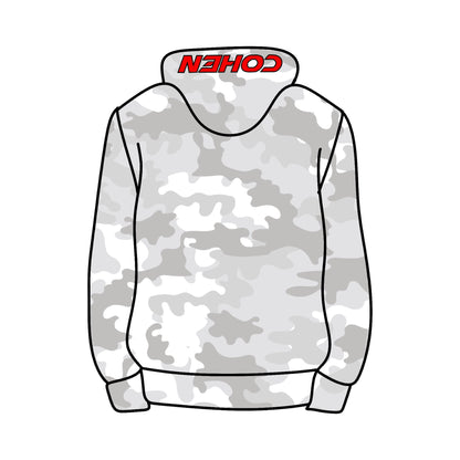 Grey Camo Hoodie - Custom Press