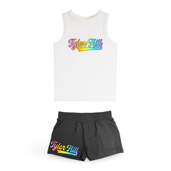 Pastel Rainbow Camp Suzette Shorts (Youth)