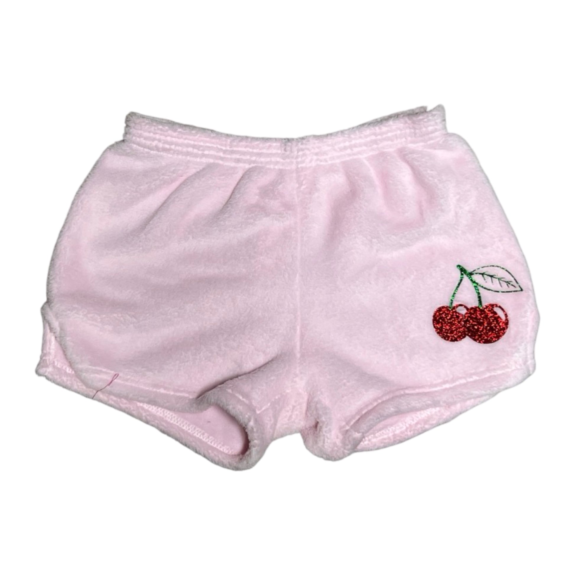 Pajama Shorts with Camp Name and Cherries - Made Love and Kisses