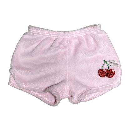 Pajama Shorts with Camp Name and Cherries - Made Love and Kisses