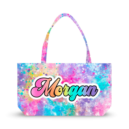 Plush Zipper Tote Bag - 24" x 13"