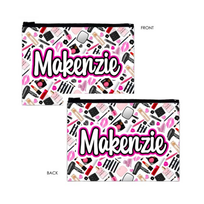 Plush Zipper Pouch (9″ x 12″)