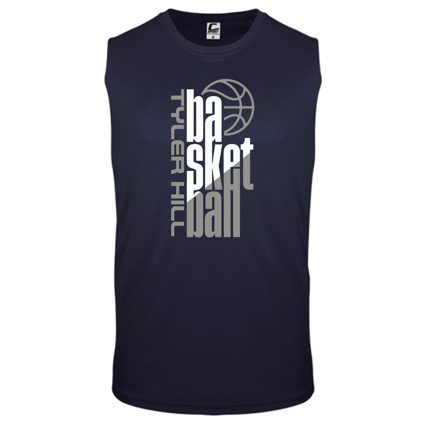 Vertical Basketball Shirt - Custom Press