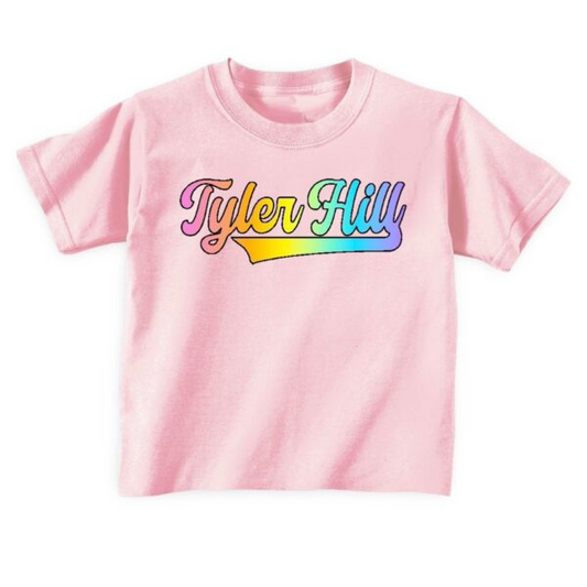 Pastel Rainbow Camp Shirt