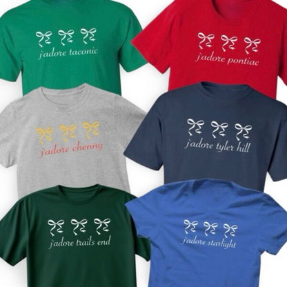 J’adore & Bows Camp Shirt