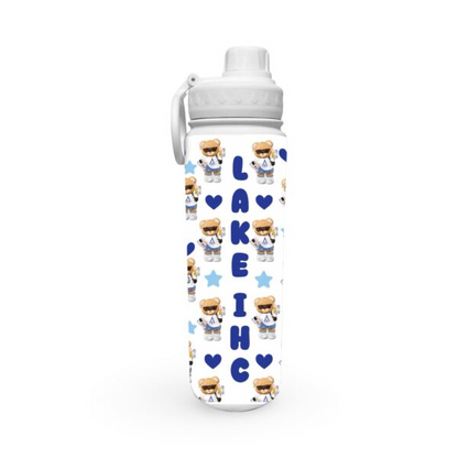 Bears & Hearts – 360 Wrap Water Bottle