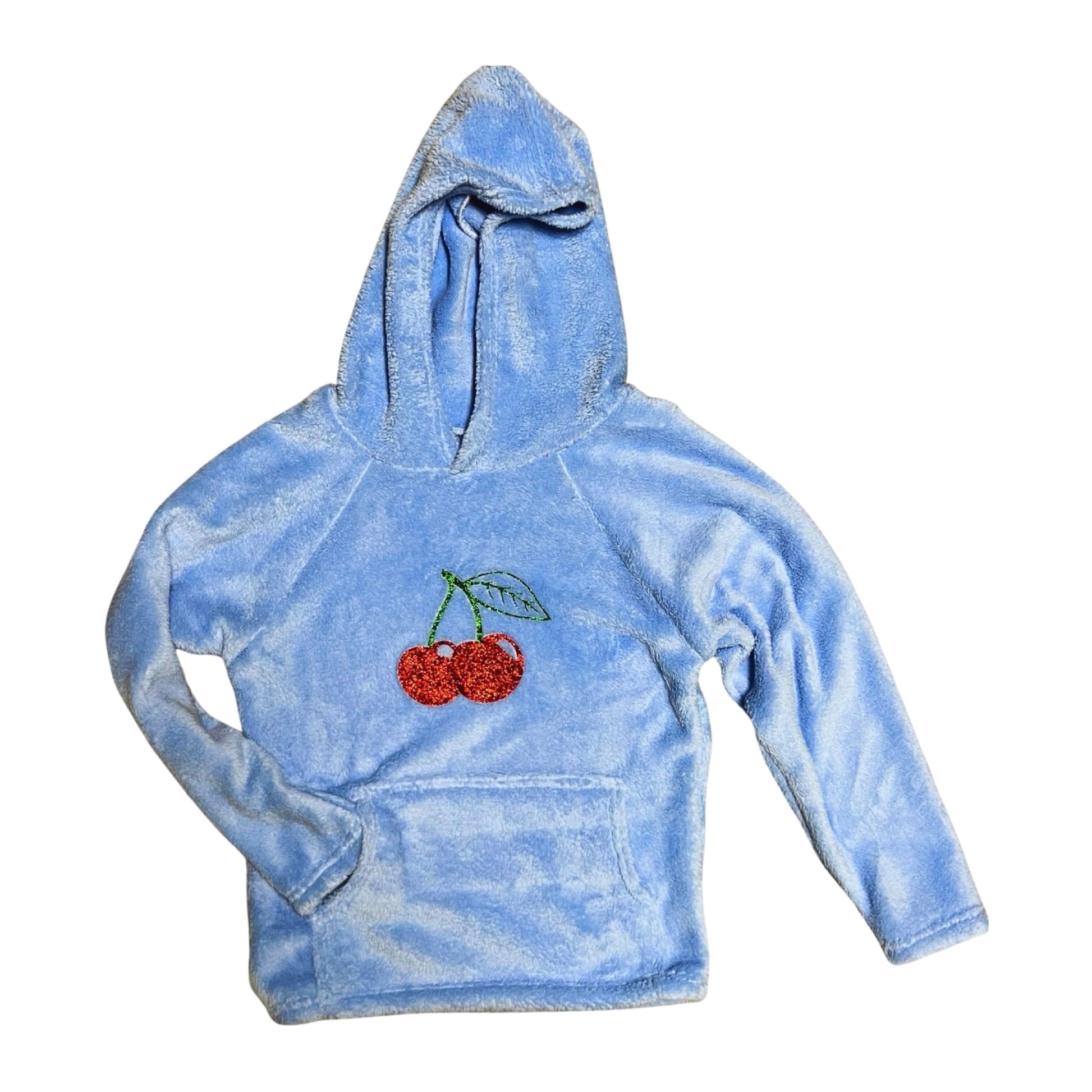 Sweatshirt with Camp Name and Cherries - Made Love &amp; Kisses