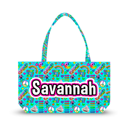 Plush Zipper Tote Bag - 24" x 13"