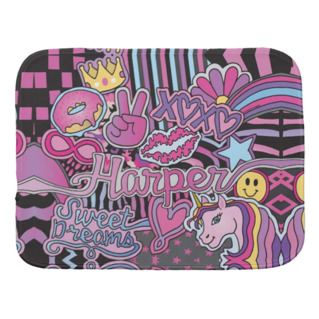 sweet dreams burp cloth